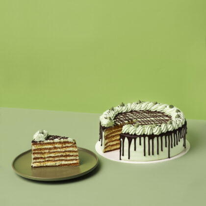 Lime and Mint Honey Cake